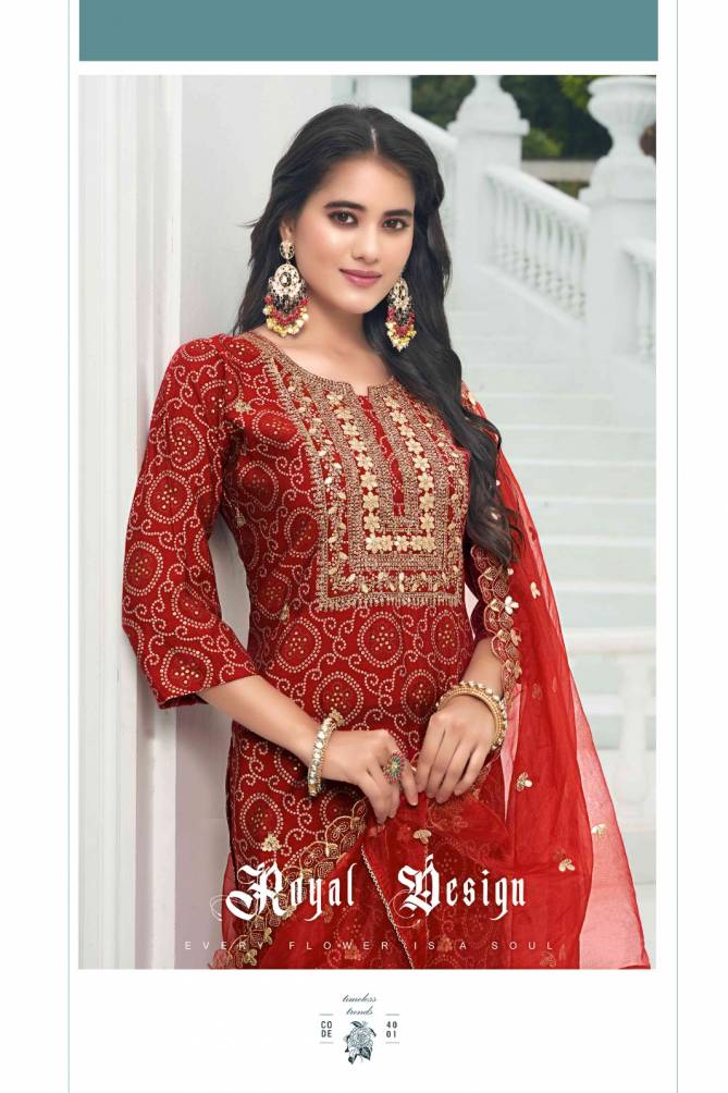 Bahara Vol 2 Bandhani Printed Readymade Suits Catalog